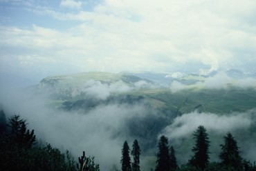 Panorama sulle Alpi di Siusi